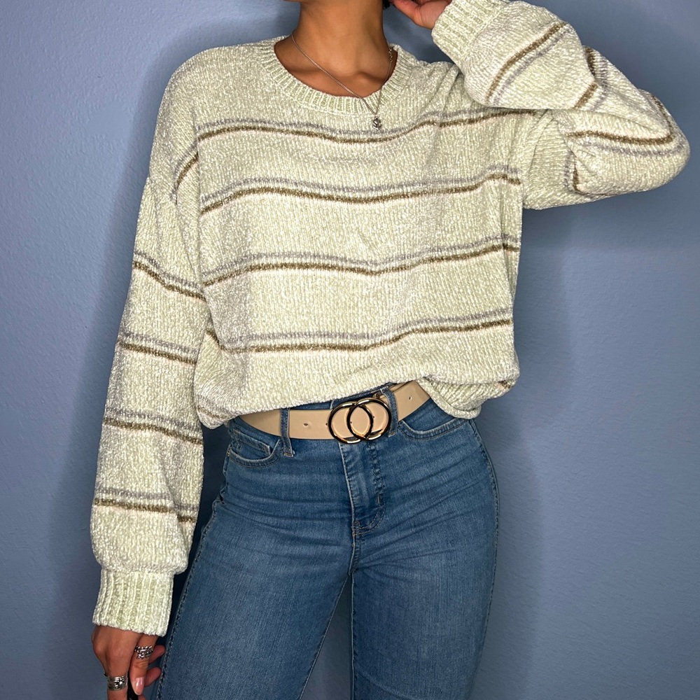 Super Soft Mint Green Cloud Chaser Sweater!